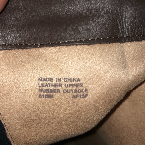 Michael Kors - brown leather boots - Picture 4 of 4